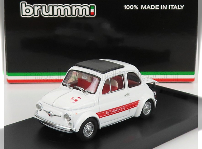 FIAT 500 Abarth 695ss 1968 - 70th Anniversary Abarth 1949-2019, White Red