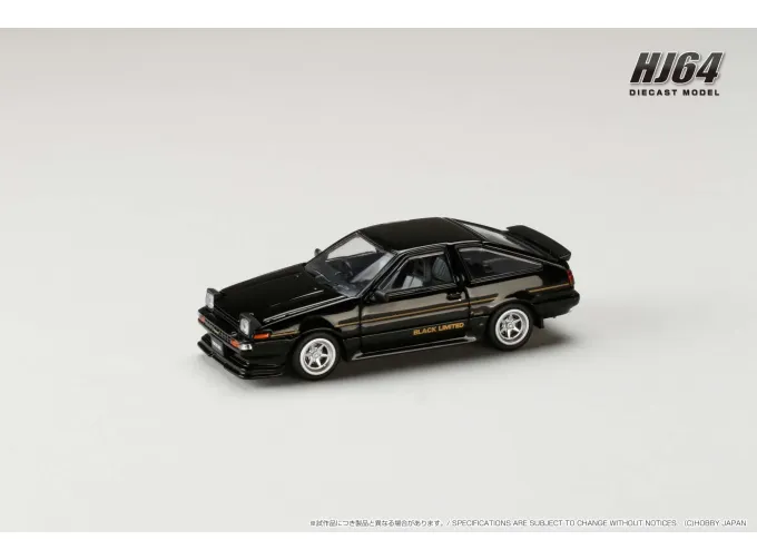 TOYOTA Sprinter Trueno GT APEX (AE86) Black Limited JDM Style, black