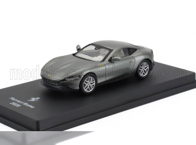 FERRARI Roma (2020) - With Showcase, Grigio Medio - Grey
