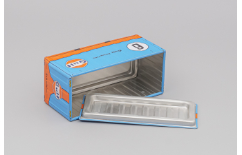 Контейнер металлический, голубой