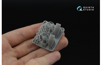 3D Декаль интерьера кабины Ford GT40 Mark II (Fujimi) (с 3D-печатными деталями)