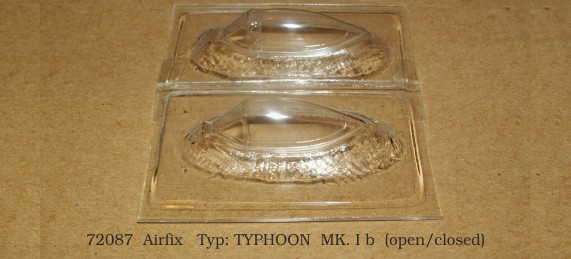 Фонарь для самолета Typhoon MK. Ib (open-closed)