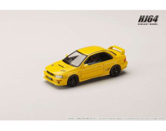 SUBARU Impreza PURE SPORTS COUPE WRX type R STi Version, chase yellow