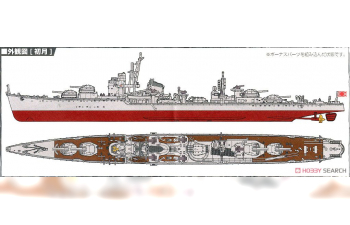 Сборная модель IJN Akizuki-Class Destroyer Akizuki/Hatsuzuki 1944 Operation Sho-1