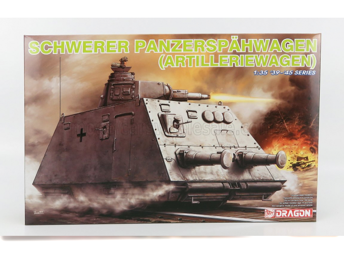 Сборная модель TANK Schwerer Panzerspahwagen Military 1945