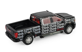 GMC Sierra 2500 HD SLE, Think, Think, Thanks *Smokey Bear Series 5* (2023), black / white