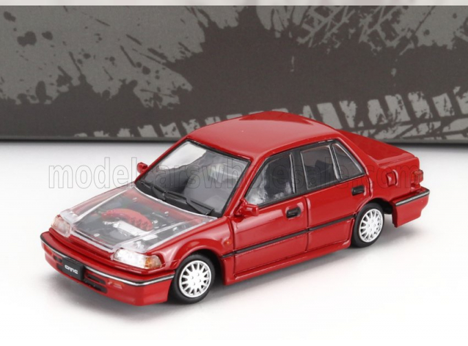 HONDA Civic Ef2 With Accessories (1991), Red