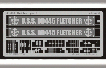 Фототравление Американский эсминец USS Fletcher (DD-445)