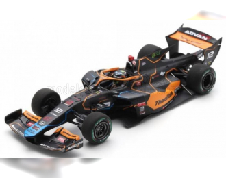 DALLARA Sf23 Hr-417-e Team Threebond Racing M-tec №12 Super Formula Season (2024) Atsushi Miyake, Black Orange