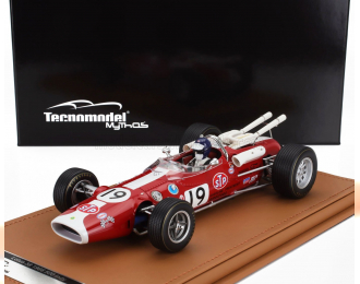 LOTUS Type 38 №19 2nd Indianapolis Indy 500 (with Pilot Figure) (1966) Jim Clark, Red White