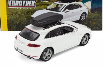 PORSCHE Macan with cargo box (2014), white