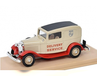 FORD V8 Delivery sedan Philips (1932), beige/red