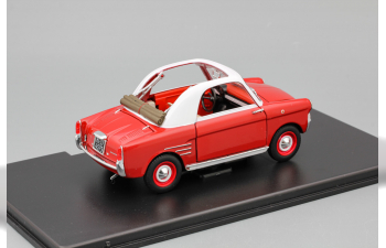 Autobianchi Bianchina Transformabile (1958), red / white