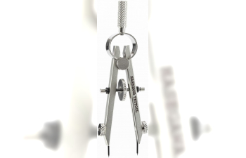 Прецизионный делитель для разметки профессионального уровня (двуручный), идеально подходит для вырезания кругов и изогнутых линий