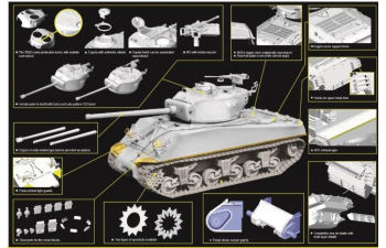 Сборная модель Sherman M4A3(76)W