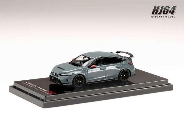 HONDA Civic Type R (FL5), Racing Black Package/Genuine Optional Parts with tailgate spoiler, sonic gray pearl