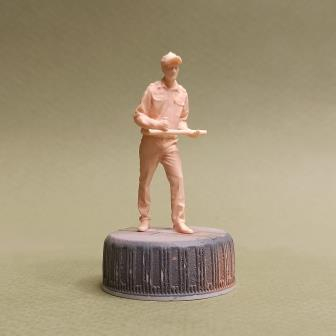 Фигура 0897 Володя ППС, неокрашенная