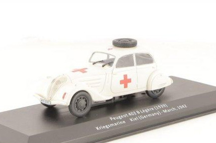 PEUGEOT 402 B Legère (1942), Voitures Militaires de la 2nde Guerre Mondiale