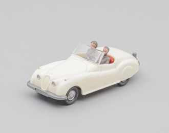 JAGUAR XK 120, creamwhite