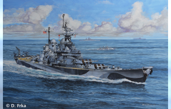 Сборная модель Военный корабль USS MISSOURI 2-я мировая