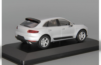 PORSCHE Macan 2014, rhodium silver metallic