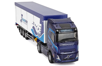 VOLVO Fh Aero 500 Truck Cassonato Transfim Transports (2024), Blue White
