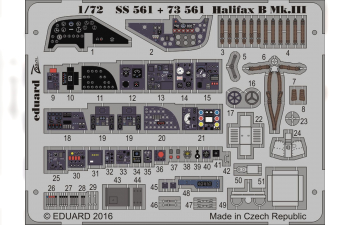 Фототравление Фотортавление для Halifax B Mk. III интерьер