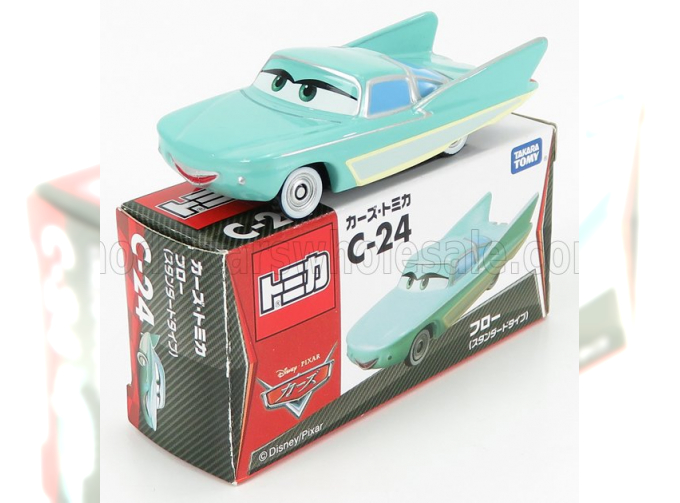 WALT DISNEY Pixar Cars - Flo, Very Light Green