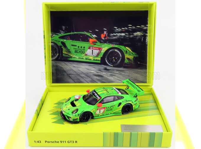 PORSCHE 911 991-2 Gt3 R Team Manthey Racing N 1 24h Vln Nurburgring 2019 R.lietz - F.makowiecki - P.pilet - N.tandy, Green