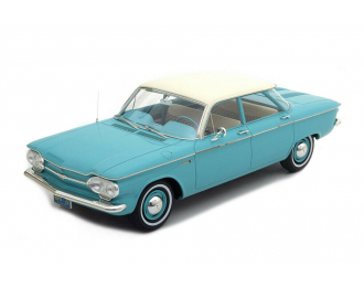 Chevrolet Corvair Sedan 4d, light blue