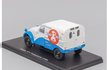 CITROEN 2cv Van Fourgonette Mere Picon (1958) - Without Card Box - Senza Scatola, white / blue