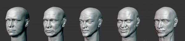 Головы (без волос) №28