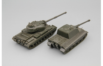 Набор из 2 моделей танков KONIGSTIGER DBGM / CONQUEROR