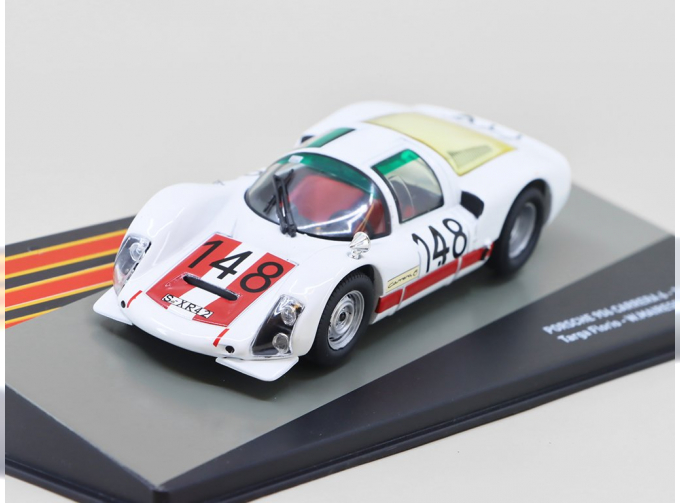 Porsche 906 Carrera 6 #148 Targa Florio 1966 - Centauria časopis s modelem