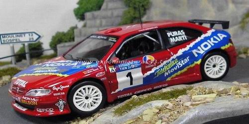 CITROEN Xsara Kit Car Jesus Puras - Marc Marti Rallye de Ourense (2000), red