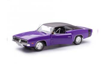 DODGE Charger R/T (1969), фиолетовый с черным