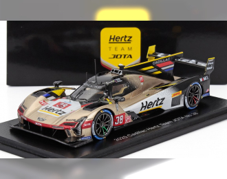 CADILLAC V-series R 5.5l V8 Team Hertz Jota №38 Wec & 7th 24h Le Mans (2025) Earl Bamber - Sebastien Bourdais - Jenson Button, Gold White Black