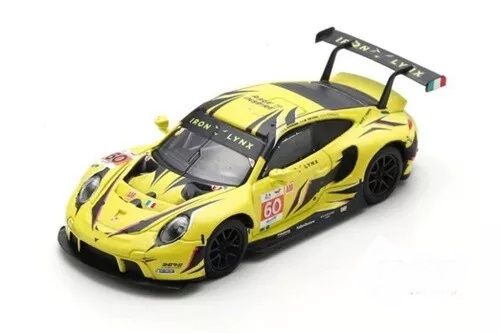 PORSCHE 911 991-2 Rsr-19 4.2l Team Iron Lynx N 60 24h Le Mans (2023) M.Cressoni - A.Picariello - C.Schiavoni, Yellow