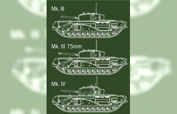 Сборная модель Churchill (various versions)