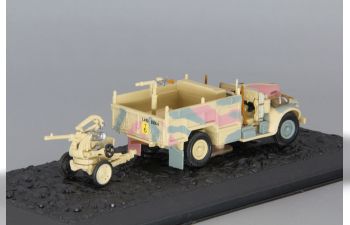 CHEVROLET 1533X2 30 CWT + Breda Model 35 20 mm Anti-Aircraft Gun Long Range Desert Group Lybia 1942