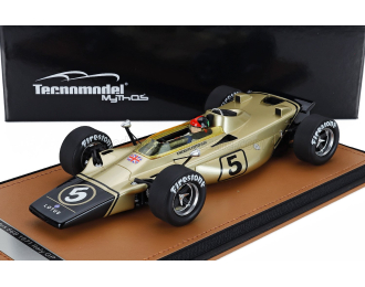LOTUS F1 56b №5 Italy Gp (with Pilot Figure) (1971) Emerson Fittipaldi, Gold Black