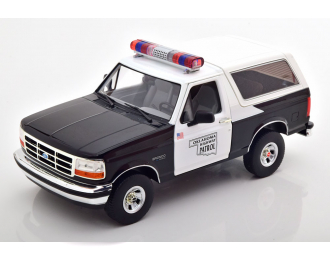 FORD Bronco Oklahoma Highway Patrol (1996), black white