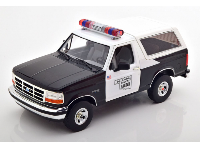 FORD Bronco Oklahoma Highway Patrol (1996), black white