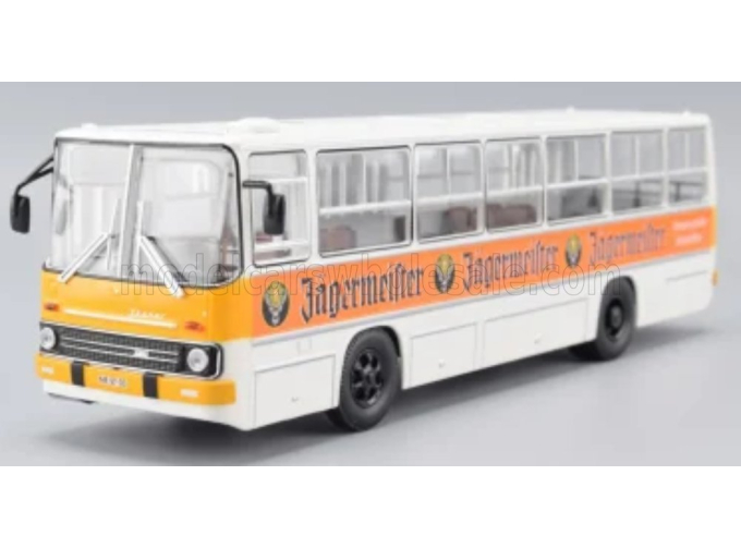 IKARUS 260 Autobus Jagermeister 1975, orange / white