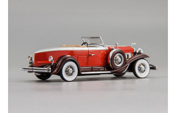 Duesenberg Model J Torpedo Convertible Coupe 1929 (red / black)