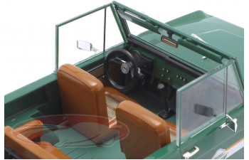 FORD Bronco (1967), green / cream
