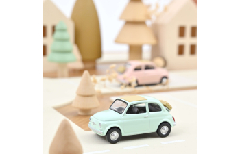 FIAT 500F *Jet-car* (1965), pastel blue