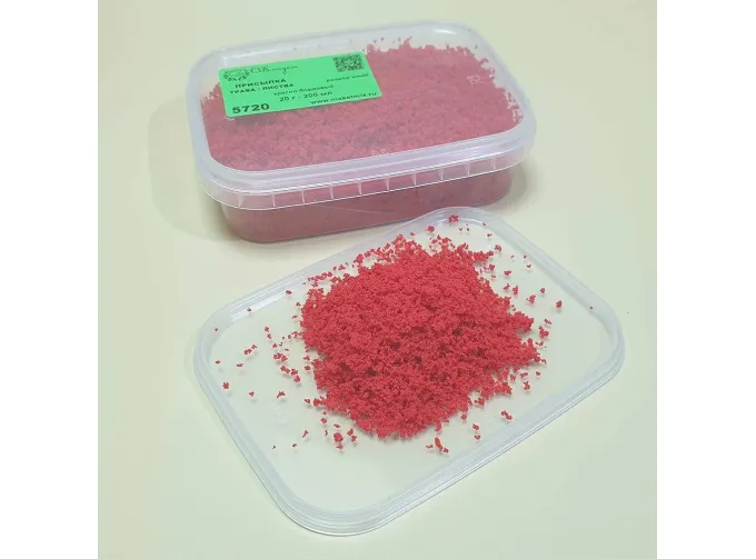 Присыпка листва/трава, мелкая красно-бордовый, 200 мл