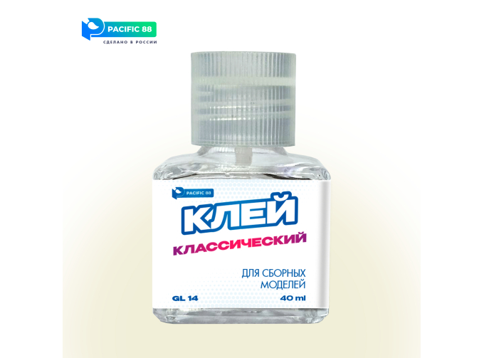 Клей для моделей классический (Plastic cement) 40 мл, стекло + кисть