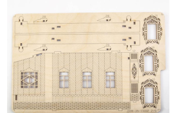 Сборная модель Сельский дом (клей в комплекте)